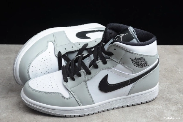 Mid 1 554724-092 Smoke Grey Jordan AIR Light 0602